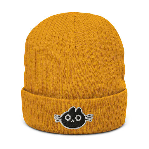 No Think Cat Beanie