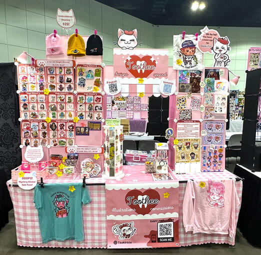 LA Comic Con 2024 8ft Table