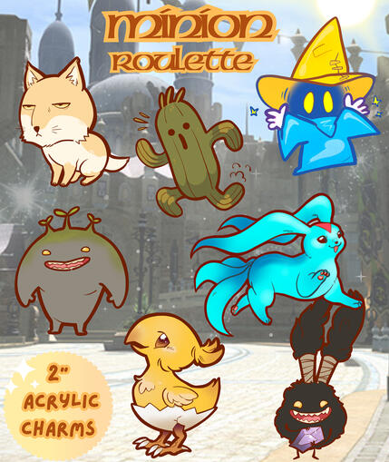 Minion Roulette 2" Charms